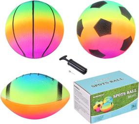 img 4 attached to 🏀 EVERICH TOY Kids Toddler Game Balls Basketball: Fun and Educational Play for Little Hoopers!