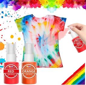 img 2 attached to 🎨 Tie Dye Kit for Kids and Adults - AGQ 18 Colors Fabric Dye Set, Handmade Creative Dye for Girls, Boys, and Groups - Textile Craft Arts, Shirt, Canvas Shoes, and T-Shirt Clothing DIY Party Supplies
