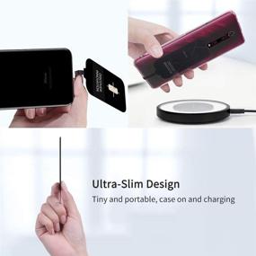img 2 attached to 🔌 Q1T5 Qi Receiver: Slim Micro USB Wireless Charger for Galaxy J7/A3/A9/C5/C8/Note 4/Nexus 4 & More Android Phones