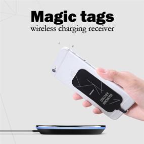 img 3 attached to 🔌 Q1T5 Qi Receiver: Slim Micro USB Wireless Charger for Galaxy J7/A3/A9/C5/C8/Note 4/Nexus 4 & More Android Phones