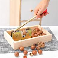 heavy duty nut cracker opener tool with handle - adjustable walnut cracking machine for pecans and all nuts logo