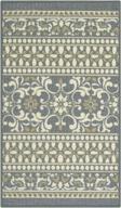 high-quality maples rugs zoe kitchen rug: non-skid accent area carpet [made in usa], 1 ft 8 in x 2 ft 10 in, grey logo