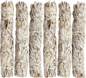 img 4 attached to 🌿 JL Local Wanderlust 9” White Sage Smudge Stick - Extra Large Cleansing Wand Incense Stick for Purification, Healing, Meditation, Yoga, Blessing (6 Pack)