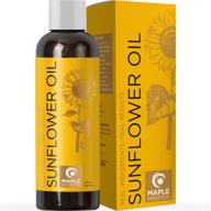 💆 revitalize hair, skin, and nails with sunflower oil - vitamin e infused anti-aging skincare" logo