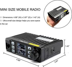 img 1 attached to 📻 Enhanced AnyTone AT-779UV Mobile Radio: Long Range Transceiver 20W Dual Band 144-148/420-450MHz, Compact Scanning Receiver with/F Cable