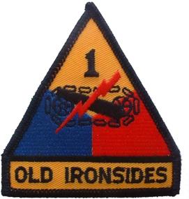 img 1 attached to United States Division Embroidered Adhesive