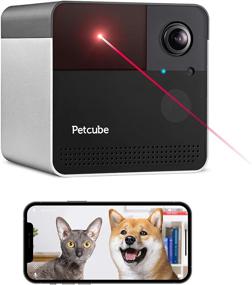 img 4 attached to 🐾 [2020 Updated] Petcube Play 2 Wi-Fi Pet Camera with Laser Toy & Alexa Integrated, for Cats & Dogs. Full HD 1080P Video, 160° Panoramic View, Dual-Way Audio, Sound/Motion Notifications, Night Vision, Pet Monitoring App