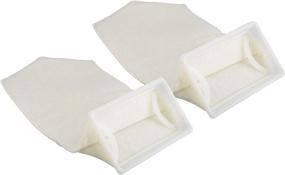 img 4 attached to Aquarium Felt Filter Bags - 2 Pack, 4.5 Inch 200 Micron - Premium Rectangle Filter Socks for Eshopps