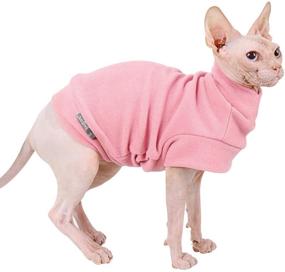 img 4 attached to 🐶 Cozy and Stylish Small Dogs Fleece Sweatshirt - Warm Pet Sweater for Cold Weather, Spring, and Winter