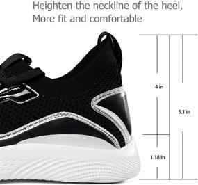 img 1 attached to Men's Lightweight Running Sneakers - SILENTCARE Breathable Shoes
