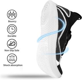 img 3 attached to Men's Lightweight Running Sneakers - SILENTCARE Breathable Shoes