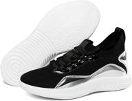 men's lightweight running sneakers - silentcare breathable shoes logo