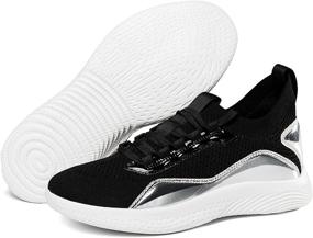 img 4 attached to Men's Lightweight Running Sneakers - SILENTCARE Breathable Shoes