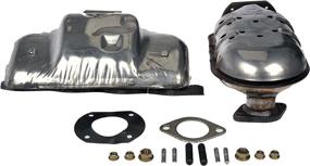 img 4 attached to Dorman 674-551 Exhaust Manifold with Built-in Catalytic Converter (Not CARB Compliant), Black