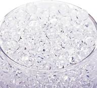 💧 bymore 60000 clear water gel jelly beads vase filler beads: perfect for floating pearls, candles, and wedding centerpieces! logo