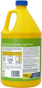 img 3 attached to 📦 Zep High Traffic Floor Polish - 128 oz (ZUHTFF128) - Clear & Green