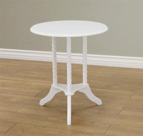 img 3 attached to 🏠 Frenchi Home Furnishing Round End Table: Stylish and Functional Furniture for Every Room