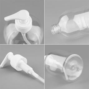img 2 attached to 🧴 16oz Plastic Pump Bottle for Shampoo and Cleaning Solutions - 7 Pack