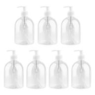 🧴 16oz plastic pump bottle for shampoo and cleaning solutions - 7 pack logo
