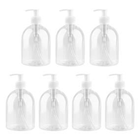 img 4 attached to 🧴 16oz Plastic Pump Bottle for Shampoo and Cleaning Solutions - 7 Pack