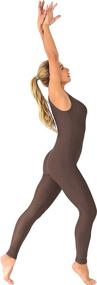 img 3 attached to 🤸 Stylish and Comfortable Sleeveless Tank Unitard Jumpsuit - Perfect for Gymnastics and Dance