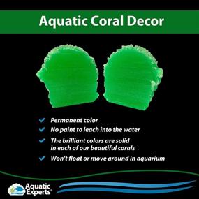 img 1 attached to Artificial Aquarium Coral Freshwater Decorations
