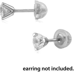 img 1 attached to Universal EZback Earring Backs Silicone Beading & Jewelry Making in Jewelry Findings