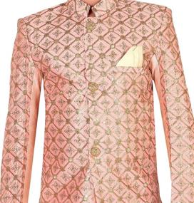 img 1 attached to Exquisite Ethnic Handwork Embroidery Sherwani Boys' Clothing and Sets