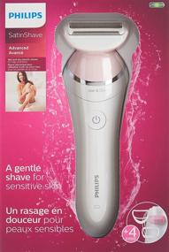 img 3 attached to 🪒 Philips Satinshave Advanced Women's Cordless Electric Shaver BRL140/51 - White and Pink Hair Removal
