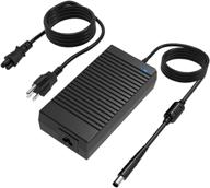 🔌 dell alienware charger 185w - 19.5v 9.5a power adapter for dell alienware 17 r3/15 r3/15 r2/x51 r2/13/14/m17x/m15x/m14x/x51, dell precision m4600/m4700/m4800/m6400/m6500/m6600/m6700 logo