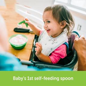 img 2 attached to 🥄 Playtex Baby Curve Early Self-Feeding Spoons, Right-Handed, Pack of 2