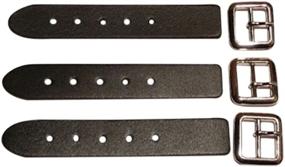 img 1 attached to Premium Leather Kilt Strap and Buckle Set - 3-Pack, 1 Inch Wide