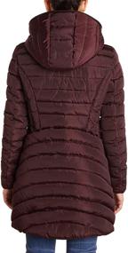 img 1 attached to Stay warm in style 🧥 with Nanette Lepore Women's Long Puffer Coat