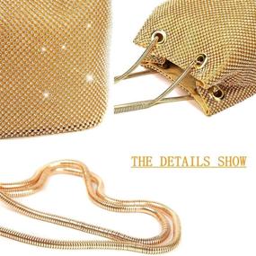 img 1 attached to 👜 Vistatroy Nightfall Rhinestone Triangle Designer Handbags & Wallets