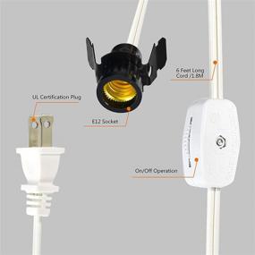 img 3 attached to 🔌 Aiwode Pigtail Candelabra Base Socket Electrical: Efficient Lighting Solution!