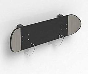 img 1 attached to 🛹 WANLIAN Skateboard Wall Mount Display Rack - Securely Showcase Your Skateboards with Style!