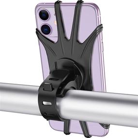 img 4 attached to 🚲 Bike Phone Mount, VUP Universal Bike Cell Phone Holder - 360° Rotatable Silicone Bicycle Phone Mount for iPhone 12/Pro/mini/11/Xs/Max/Xr/X/7/8/Plus - Fits 4.0'' to 6.7'' Cellphones