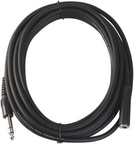 img 2 attached to 🔌 Bundle of 1/4 Inch Extension Cables: 6ft, 10ft, 15ft, and 25ft Male to Female Extensions by Your Cable Store