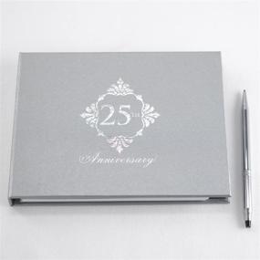 img 1 attached to 📔 Silver 25th Anniversary Guest Book by Hortense B. Hewitt: 7.5 x 5.75-Inch Elegant Keepsake for Celebrating Milestone Events