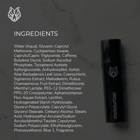 img 3 attached to 🐺 Black Wolf - Hydrating Face Moisturizing Gel for Men with Hyaluronic Acid and Aloe Vera - 1.7 Fl Oz - Smoother, Oil-Control Formula - Ideal for Dry Skin - Sulfate and Cruelty Free