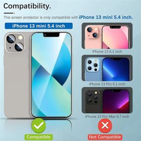 img 3 attached to UniqueMe Compatible Protector Tempered Installation Cell Phones & Accessories in Accessories