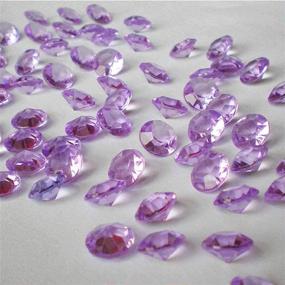 img 1 attached to 💜 ZKC 4.5mm 10000PCS Purple Crystal Acrylic Diamond Vase Fillers Beads - Perfect for Wedding Centerpiece, Table Scatter, Shower, Party Decorations