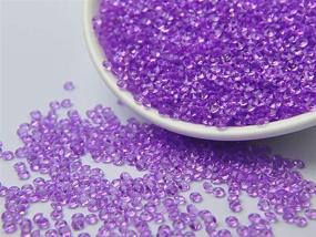 img 3 attached to 💜 ZKC 4.5mm 10000PCS Purple Crystal Acrylic Diamond Vase Fillers Beads - Perfect for Wedding Centerpiece, Table Scatter, Shower, Party Decorations