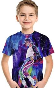 img 4 attached to 👕 Explore the Trendy Collection of LGandPG Kids Boys Girls Cool 3D T-Shirts - Short Sleeve Print Tee Shirt Tops