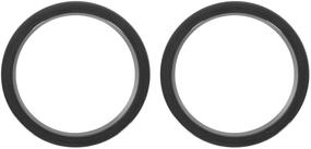 img 1 attached to 🚦 Hooke Road Black Turn Signal Light Cover Trim for Jeep JK Wrangler & Unlimited - Pair (2007-2018)