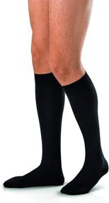 img 3 attached to 🧦 JOBST forMen Knee High Compression Socks, 15-20 mmHg, X-Large, Black, Closed Toe