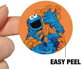 img 1 attached to Sesame Street Vintage Cookie Monster Planner Calendar Stickers: Perfect for Scrapbooking and Crafting