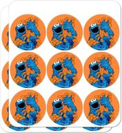 sesame street vintage cookie monster planner calendar stickers: perfect for scrapbooking and crafting logo