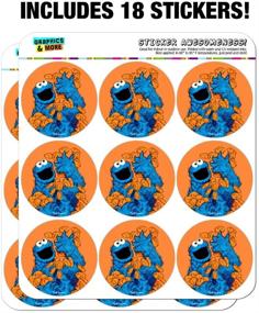 img 2 attached to Sesame Street Vintage Cookie Monster Planner Calendar Stickers: Perfect for Scrapbooking and Crafting