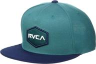 rvca adjustable snapback hat for men logo